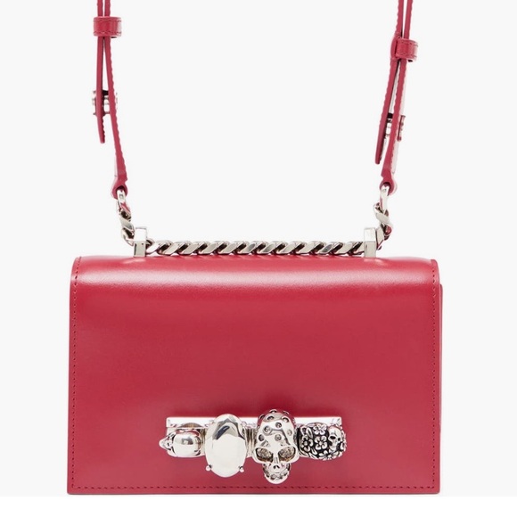 Alexander McQueen Mini The Biker Jeweled Satchel Leather - Picture 4 of 16